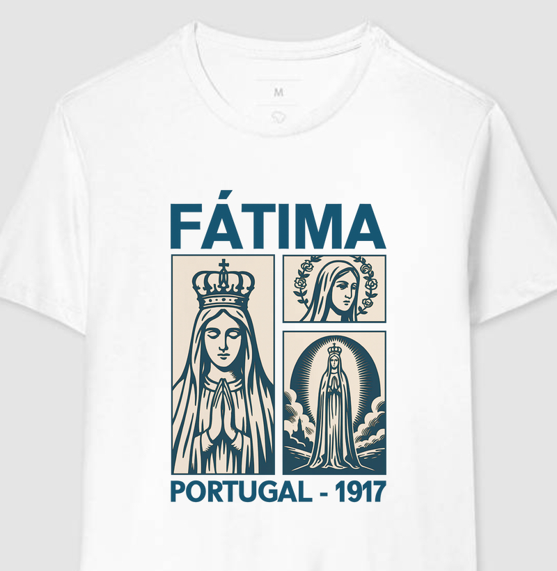 Camiseta católica Fátima Portugal 1917