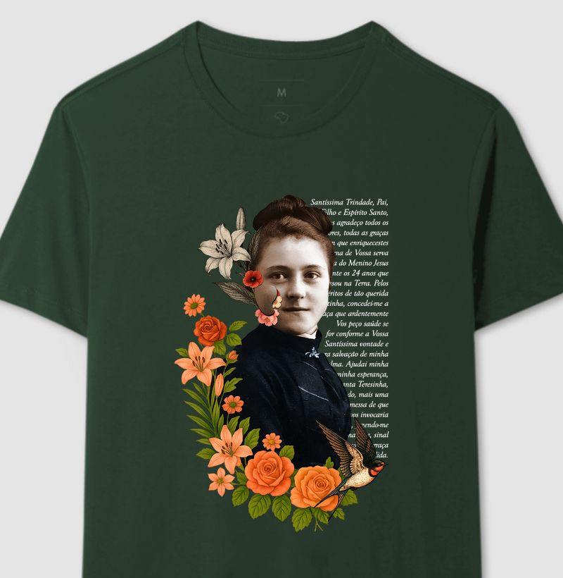Camiseta católica Santa Teresinha